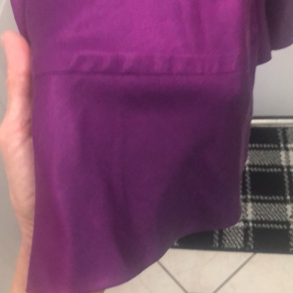 BOSS HUGO BOSS PURPLE SILK BLEND FULL SKIRT • Sz 4 - Picture 7 of 13